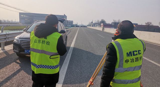 S228黃臨線(xiàn)淄博濱州界至鄭王段改建工程順利完成交工檢測(cè)