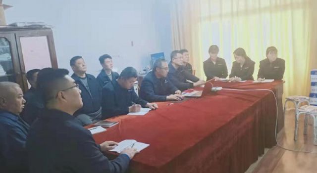 新寧高速總監(jiān)辦組織學習傳達總公司、一公司年會會議精神