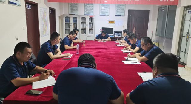莒縣監(jiān)理處召開8月份質(zhì)量暨安全工作工地例會(huì)