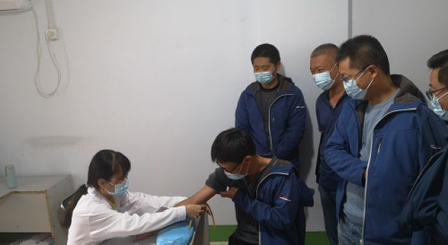 關(guān)注健康，五公司工會組織進(jìn)行健康體檢